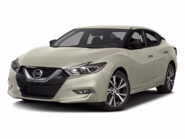 2017 White Nissan Maxima FWD Sedan