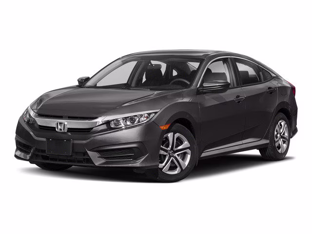 2018 Modern Steel Metallic Honda Civic Sedan LX FWD Sedan