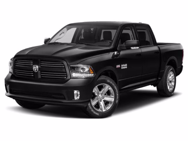 2015 Brilliant Black Crystal Pearlcoat Ram 1500 Sport RWD Truck