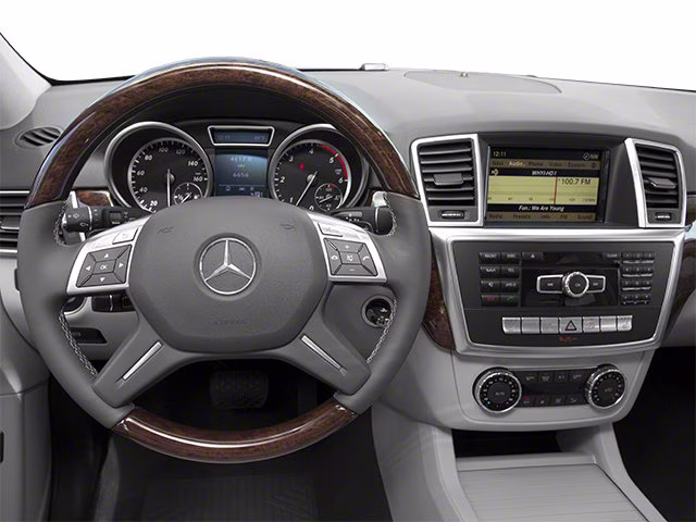 2012 Iridium Silver Metallic Mercedes-Benz M-Class ML 350 AWD SUV