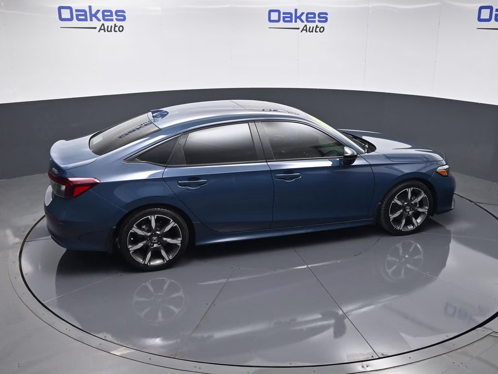 2025 Boost Blue Pearl Honda Civic Hybrid Sport Touring FWD Sedan
