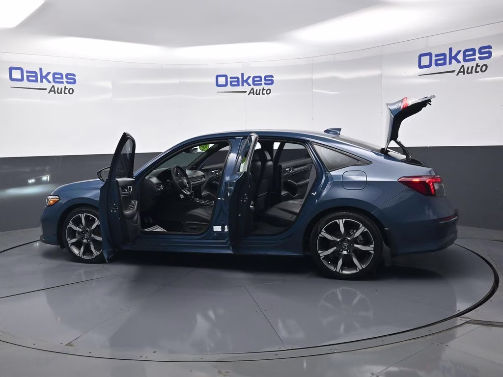 2025 Boost Blue Pearl Honda Civic Hybrid Sport Touring FWD Sedan