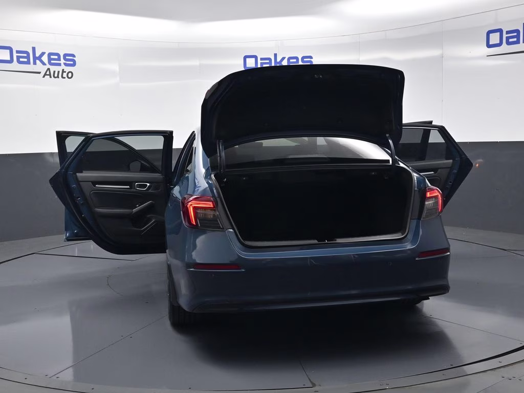 2025 Boost Blue Pearl Honda Civic Hybrid Sport Touring FWD Sedan