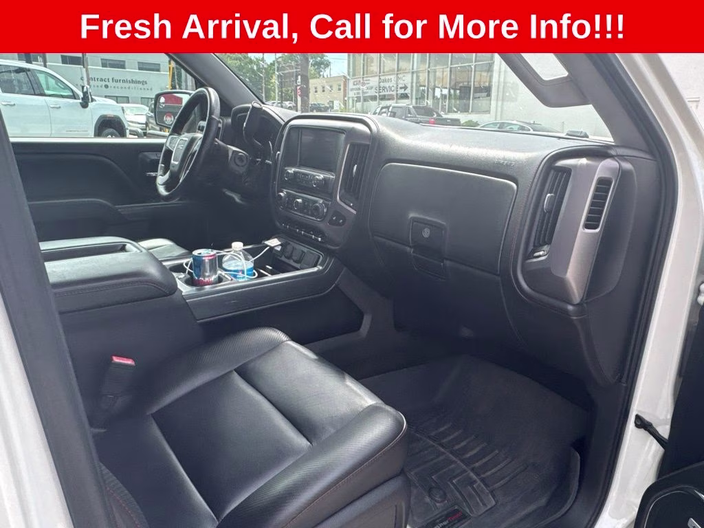 2015 White Diamond Clearcoat GMC Sierra 1500 SLT 4X4 Truck