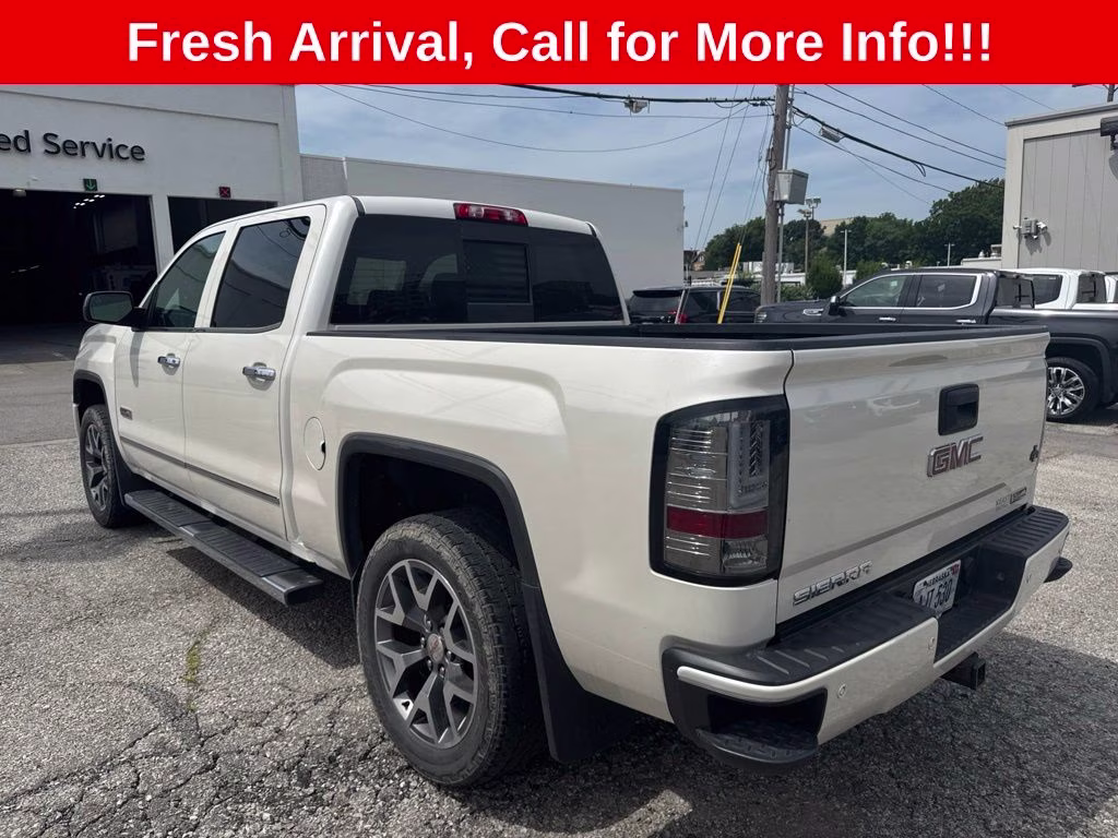 2015 White Diamond Clearcoat GMC Sierra 1500 SLT 4X4 Truck