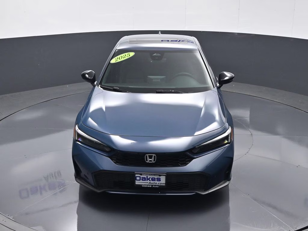 2025 Boost Blue Pearl Honda Civic Hybrid Sport Touring FWD Sedan