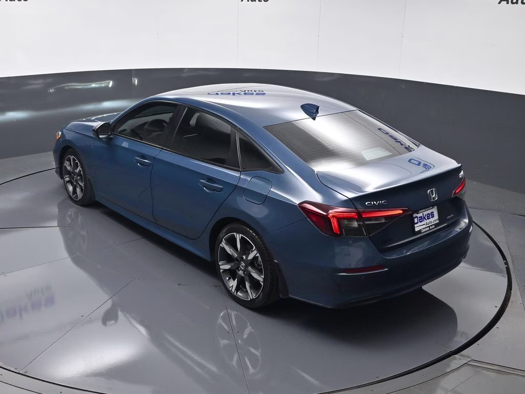 2025 Boost Blue Pearl Honda Civic Hybrid Sport Touring FWD Sedan