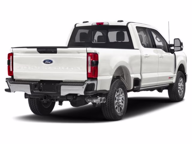 2025 Star White Metallic Tri-Coat Ford Super Duty F-250 SRW Lariat 4X4 Truck