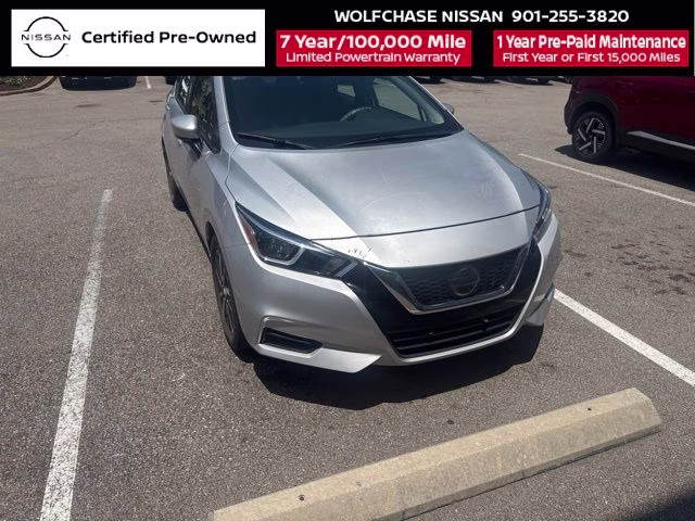 2022 Brilliant Silver Metallic Nissan Versa 1.6 SV FWD Sedan