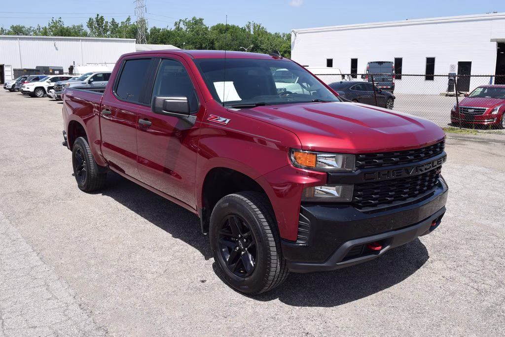 2020 Red Tintcoat Chevrolet Silverado 1500 Custom Trail Boss 4X4 Truck