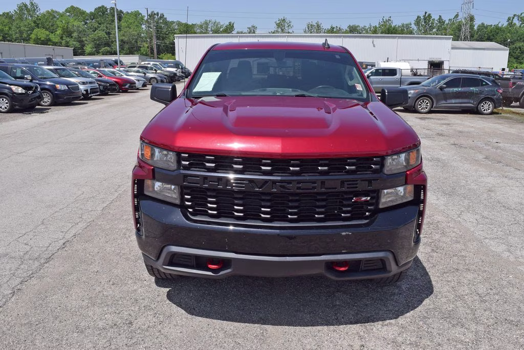 2020 Red Tintcoat Chevrolet Silverado 1500 Custom Trail Boss 4X4 Truck