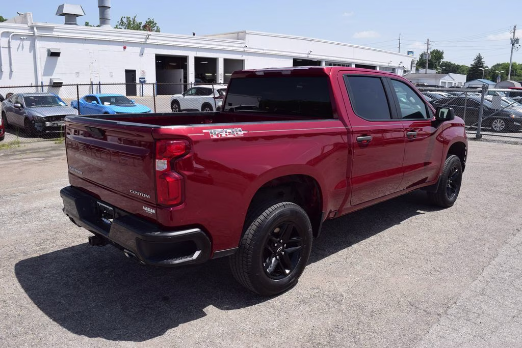 2020 Red Tintcoat Chevrolet Silverado 1500 Custom Trail Boss 4X4 Truck