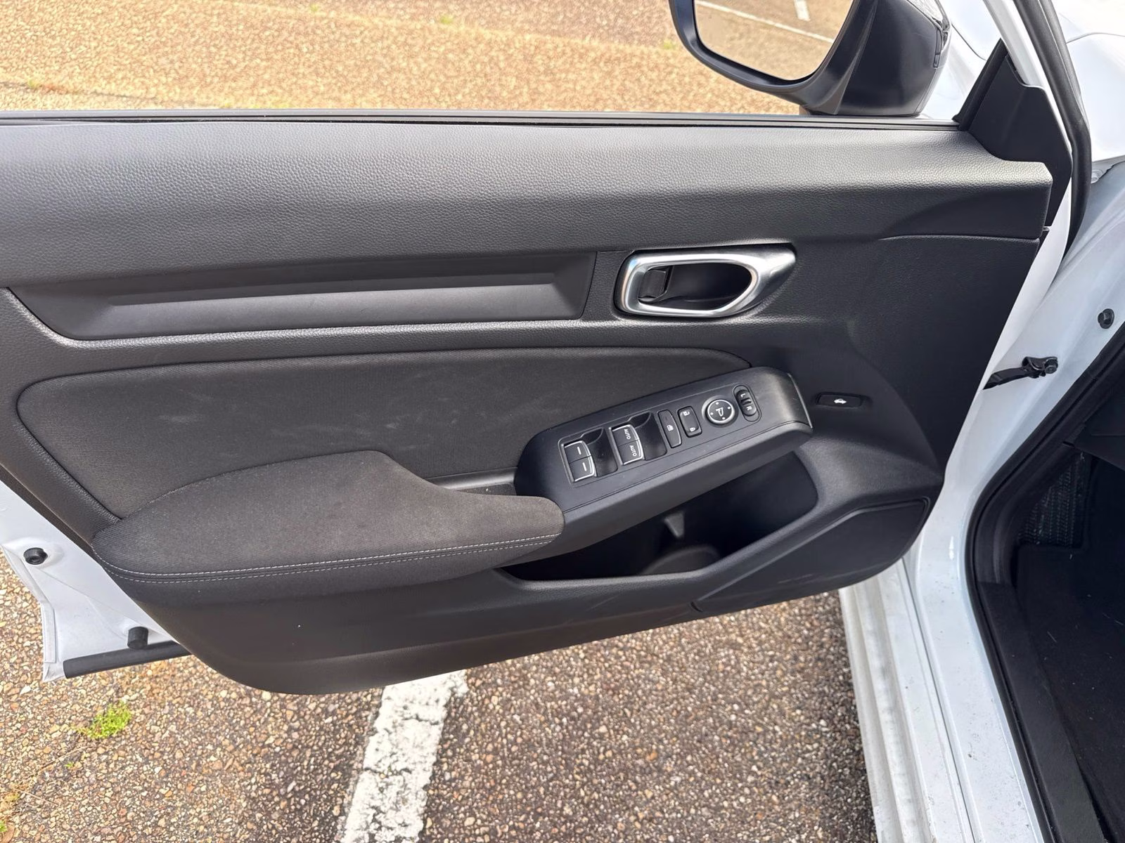 2026 Platinum White Pearl Honda Civic Sport FWD Sedan