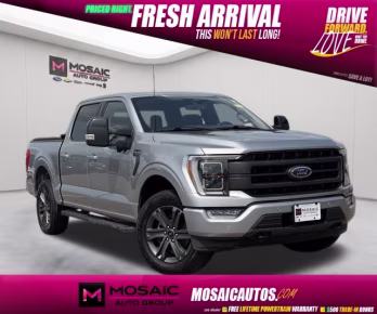 2023 Silver Ford F-150 Lariat 4X4 Truck