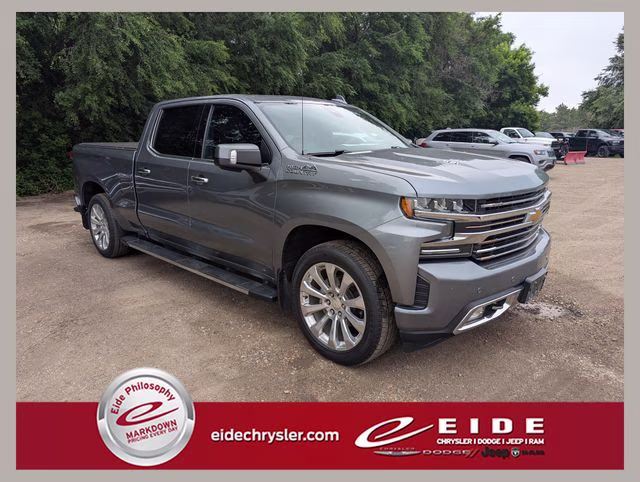 2020 Satin Steel Metallic Chevrolet Silverado 1500 High Country 4X4 Truck