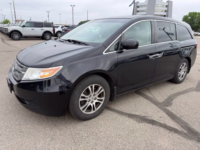 2012 Black Honda Odyssey EX-L FWD Van