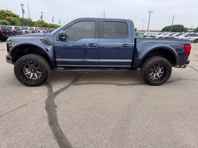 2016 Blue Ford F-150 Lariat 4X4 Truck