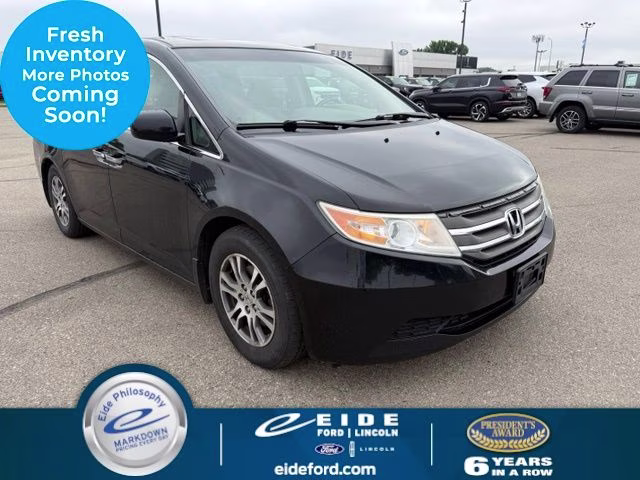 2012 Black Honda Odyssey EX-L FWD Van