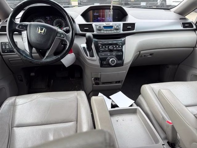 2012 Black Honda Odyssey EX-L FWD Van
