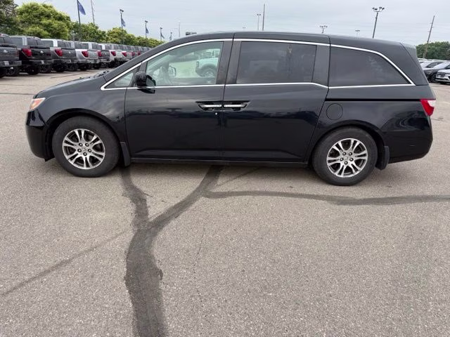 2012 Black Honda Odyssey EX-L FWD Van