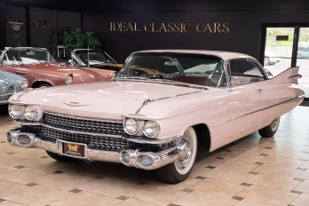 1959 Wood Rose Cadillac Coupe de Ville - Continental Kit, A/C Coupe