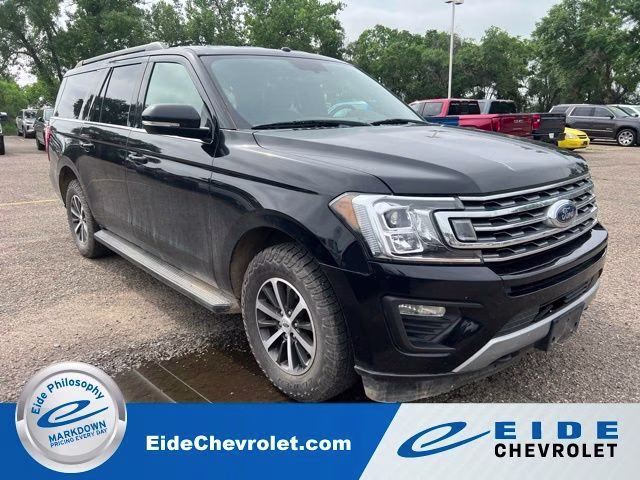 2019 Agate Black Metallic Ford Expedition Max XLT 4X4 SUV