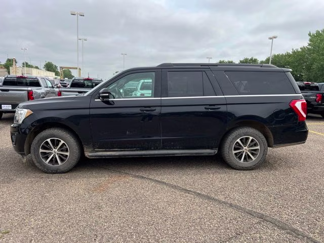 2019 Agate Black Metallic Ford Expedition Max XLT 4X4 SUV