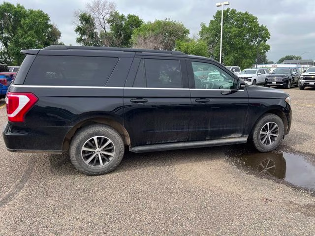 2019 Agate Black Metallic Ford Expedition Max XLT 4X4 SUV