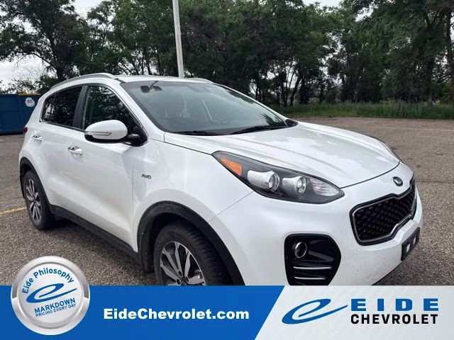 2018 Snow White Pearl Kia Sportage EX AWD SUV