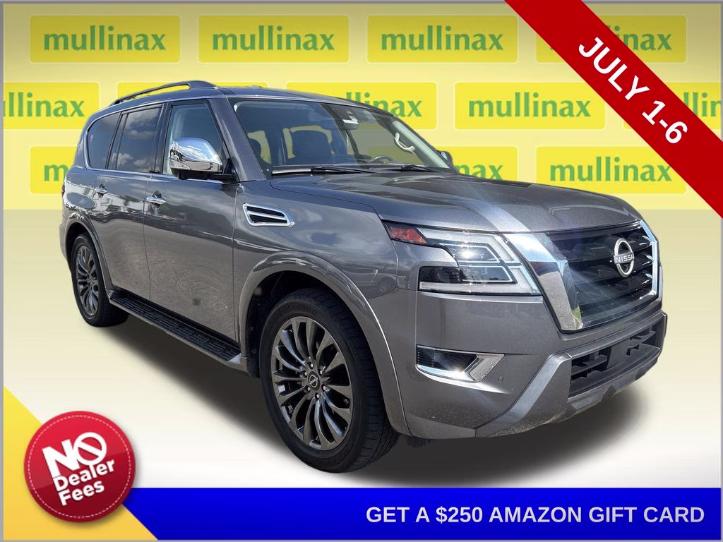 2023 Gun Metallic Nissan Armada Platinum RWD SUV