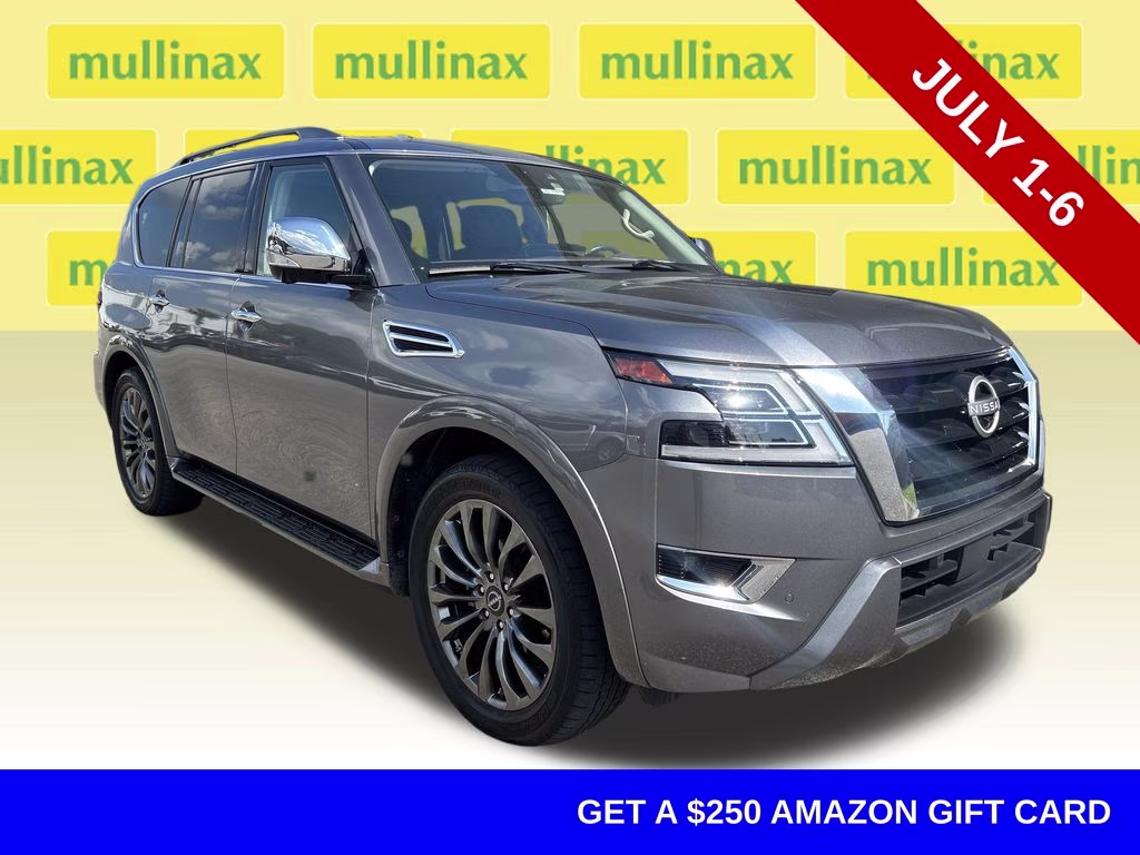 2023 Gun Metallic Nissan Armada Platinum RWD SUV