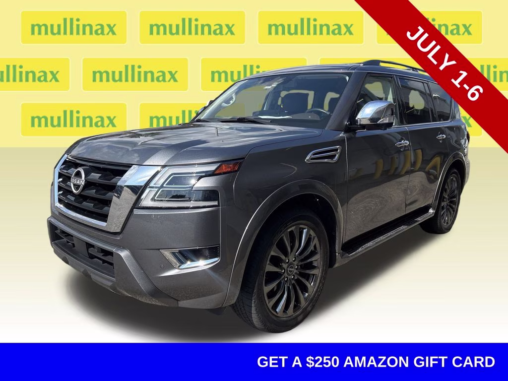2023 Gun Metallic Nissan Armada Platinum RWD SUV
