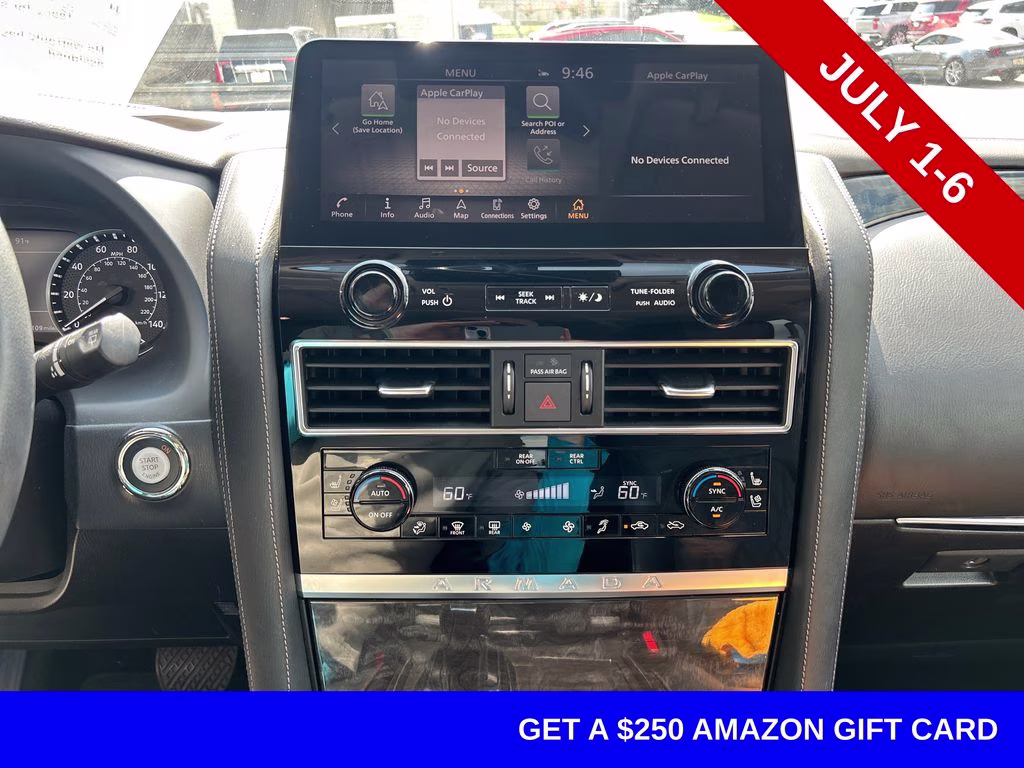2023 Gun Metallic Nissan Armada Platinum RWD SUV