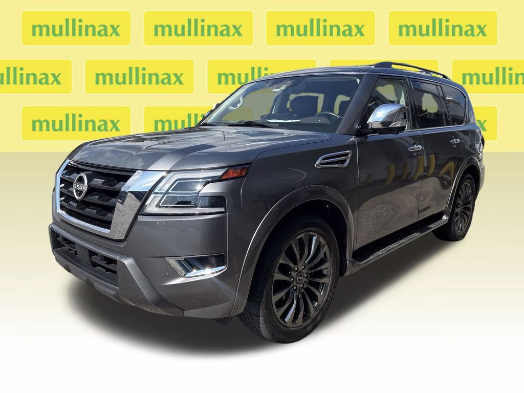 2023 Gun Metallic Nissan Armada Platinum RWD SUV