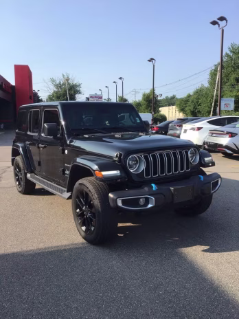 2024 Black Clearcoat Jeep Wrangler Sahara 4xe 4X4 SUV