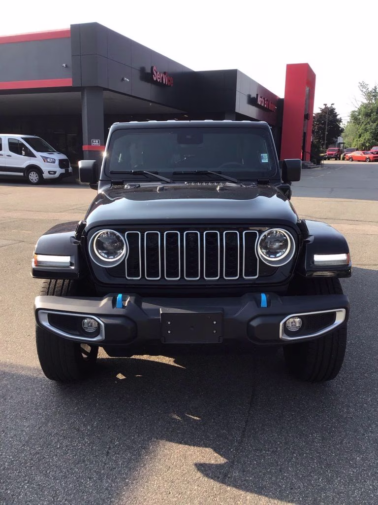 2024 Black Clearcoat Jeep Wrangler Sahara 4xe 4X4 SUV