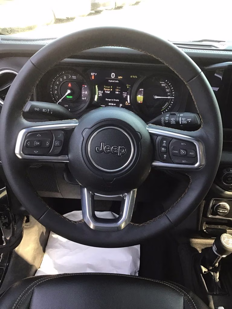 2024 Black Clearcoat Jeep Wrangler Sahara 4xe 4X4 SUV