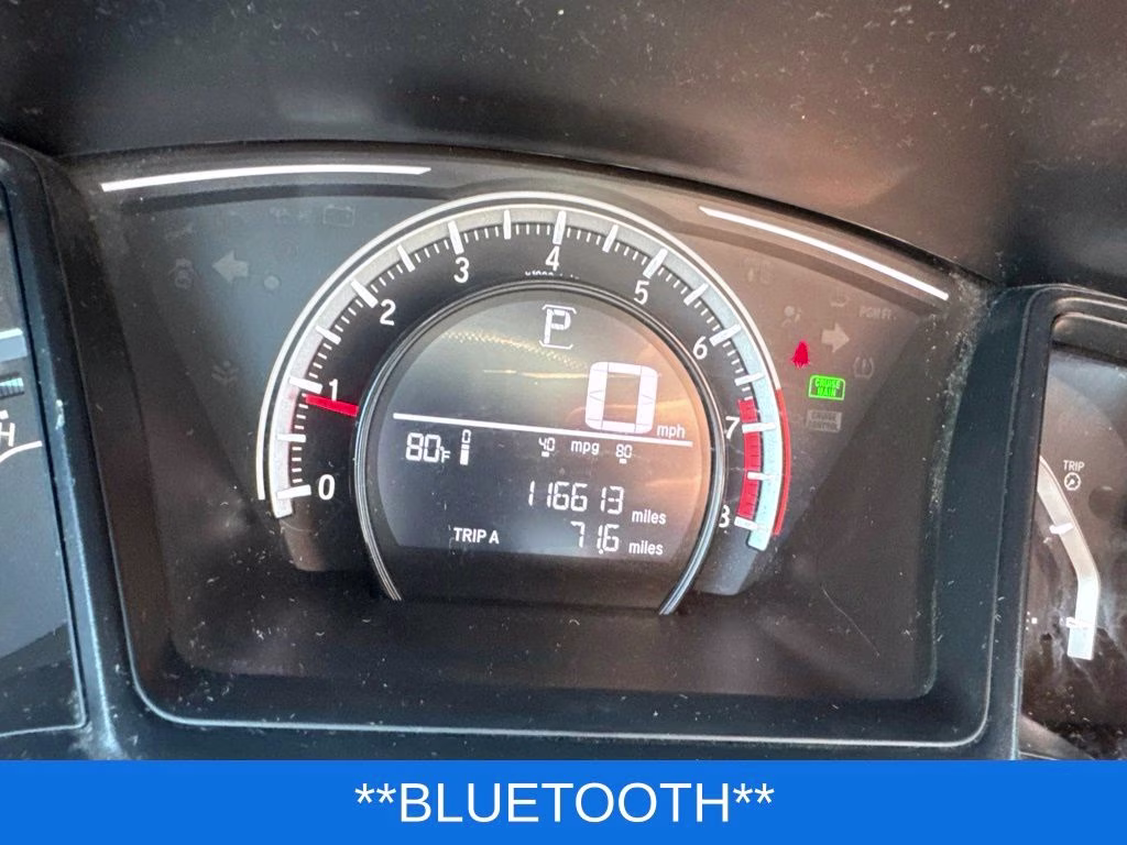 2018 Black Honda Civic LX FWD Coupe