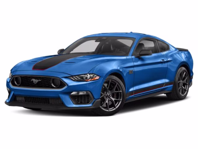 2021 Blue Metallic Ford Mustang Mach 1 ELITE RWD Coupe