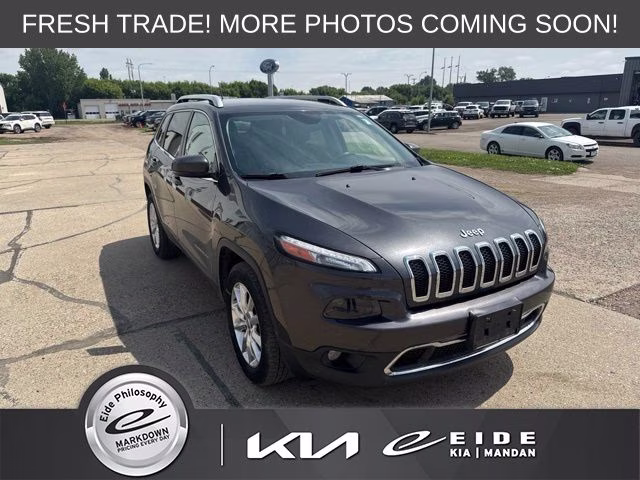2015 Granite Crystal Metallic Clearcoat Jeep Cherokee Limited 4X4 SUV