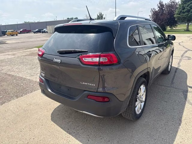 2015 Granite Crystal Metallic Clearcoat Jeep Cherokee Limited 4X4 SUV