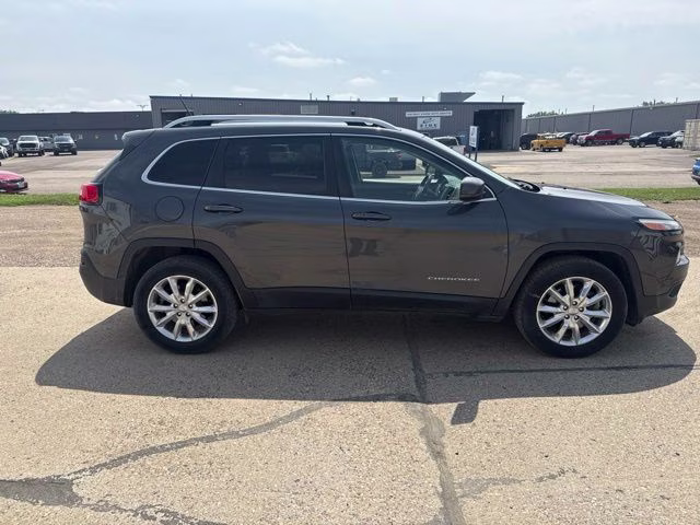 2015 Granite Crystal Metallic Clearcoat Jeep Cherokee Limited 4X4 SUV
