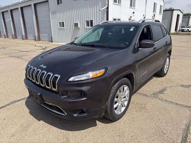 2015 Granite Crystal Metallic Clearcoat Jeep Cherokee Limited 4X4 SUV