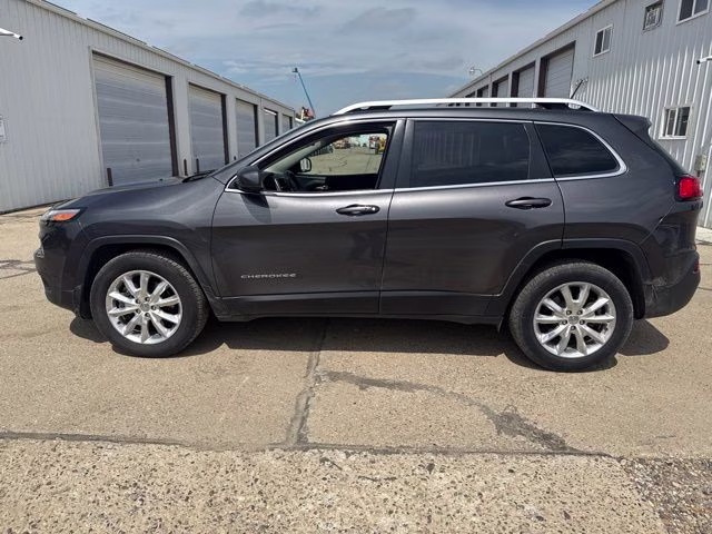 2015 Granite Crystal Metallic Clearcoat Jeep Cherokee Limited 4X4 SUV