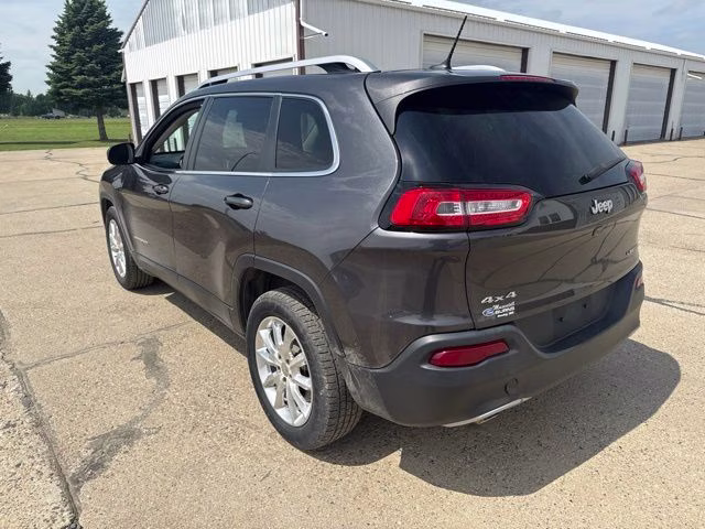 2015 Granite Crystal Metallic Clearcoat Jeep Cherokee Limited 4X4 SUV