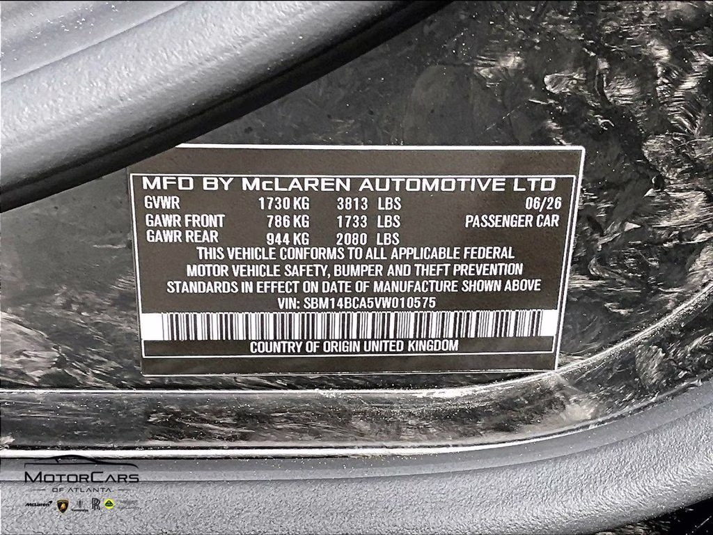 2027 MSO Storm Grey McLaren 750S Spider RWD Convertible