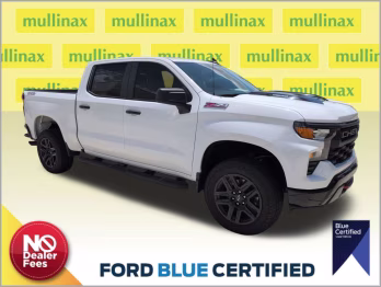 2025 Summit White Chevrolet Silverado 1500 Custom Trail Boss 4X4 Truck