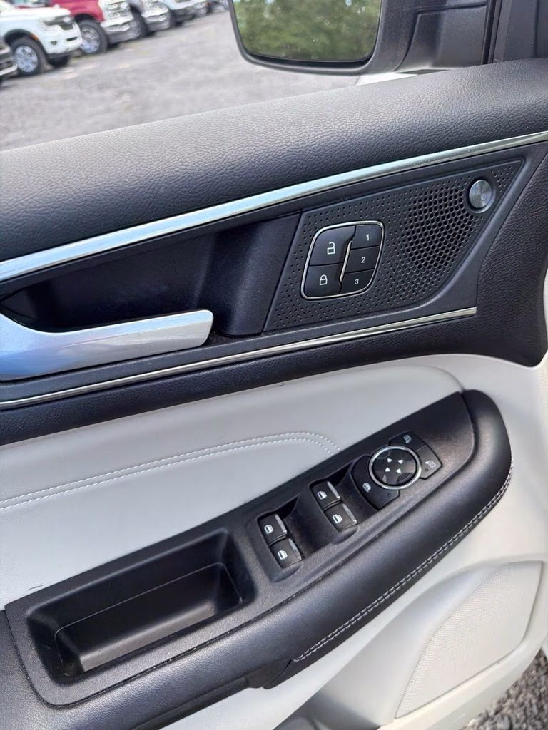 2021 White Metallic Ford Edge Titanium FWD SUV
