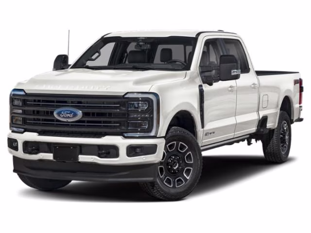 2025 Star White Metallic TC Ford Super Duty F-350 SRW Platinum 4X4 Truck