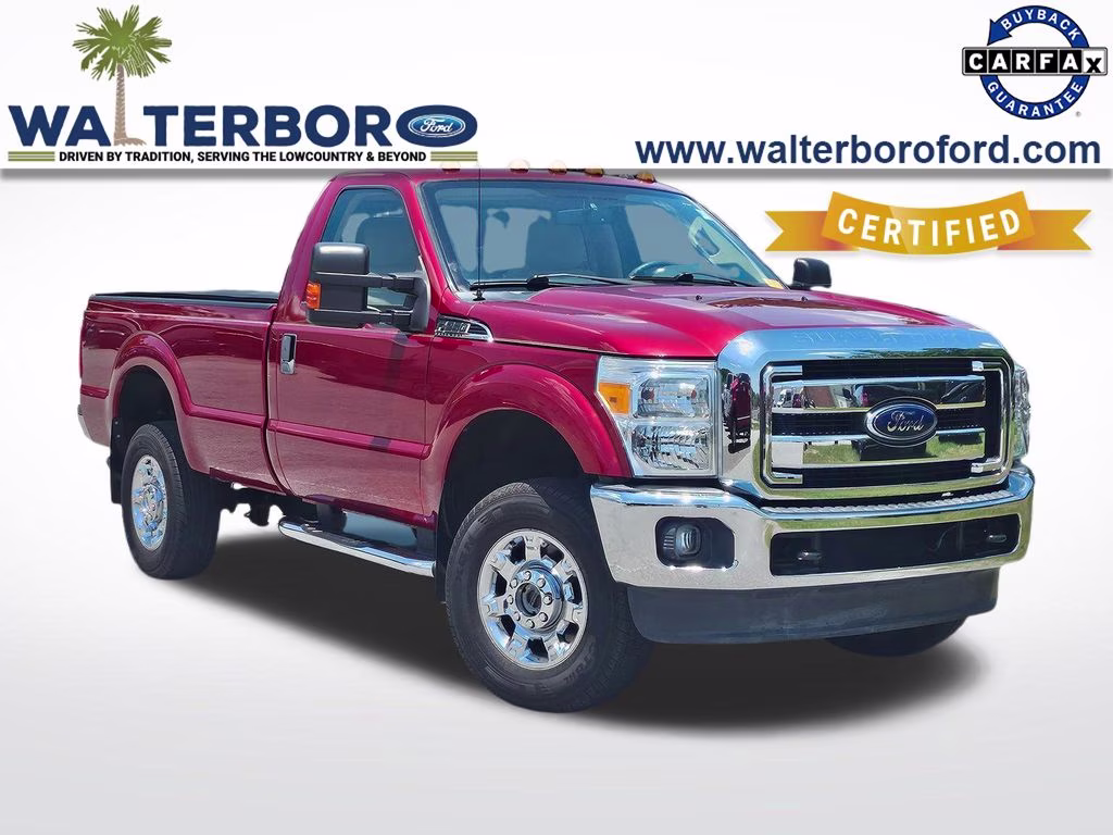 2016 Ruby Red Metallic Ford Super Duty F-250 SRW XLT 4X4 Truck